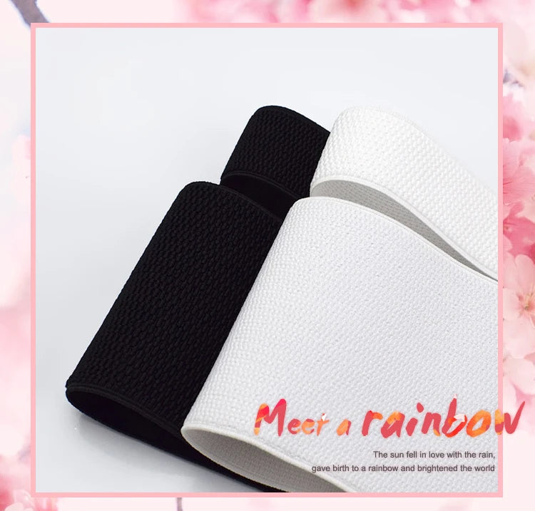 1/2/3Meters 2.5-10cm Elastic Band for Sewing Skrit Belt Waistband Tape Rubber Bands DIY Clothing Garment Accessories
