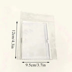 INS Transparent Candy Bag Badge Holder Korean Photocard Holder Display Bag Pendant Idol Photo Card Protective Cover Card Holder