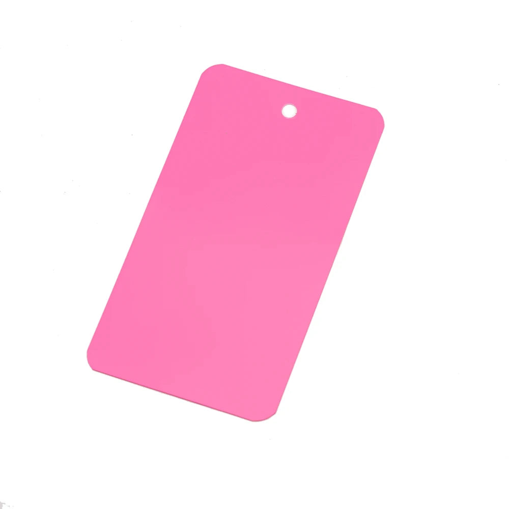 50pcs 4x6/5x9cm Rectangle Blank Plastic Tags Blank Merchandise Tag PVC Price Tags Waterproof Plastic Identification Price Tags