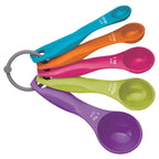 5Pcs Salt Oil Spoon Lovely Kitchen Colourworks Measuring Spoons Cup Baking Utensil Set Kit