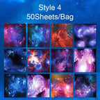 Creative Square Star Sky Constellations Origami Paper Kid DIY Handmade Double-sided Coloring Fold Craft Paper Art Material Gift