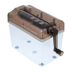Desktop Manual Shredder Hand Crank A4 Paper Cutter Mini Strip Shredder for Documents Financial Securities Offices Easy Cleaning