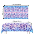 Cosmic Chic Pink Purple Party Tableware Set Y2K Lightning Paper Plates Cups Napkins For Girls Kpop Theme Birthday Decor