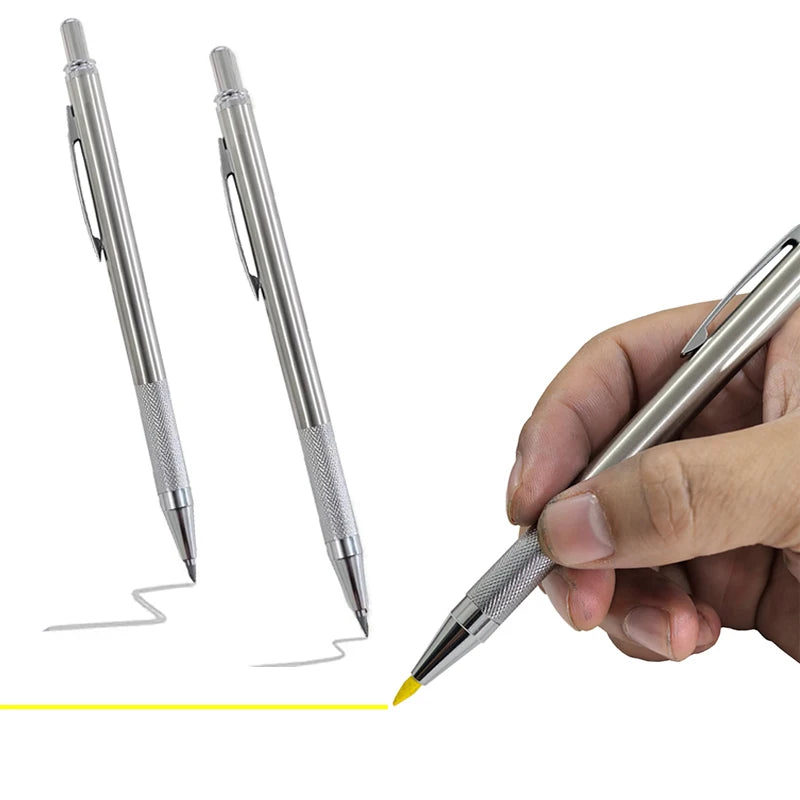 2.8mm Solid Woodworking Automatic Pencil Set with 2B Multicolor Lead Core Deep Hole Marking Architectural Design Marking Pen