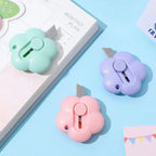 Lovely Flowers Portable Utility Knife Paper Cutter Cutting Paper Razor Blade Letter Envelope Opener Knife Office Stationery