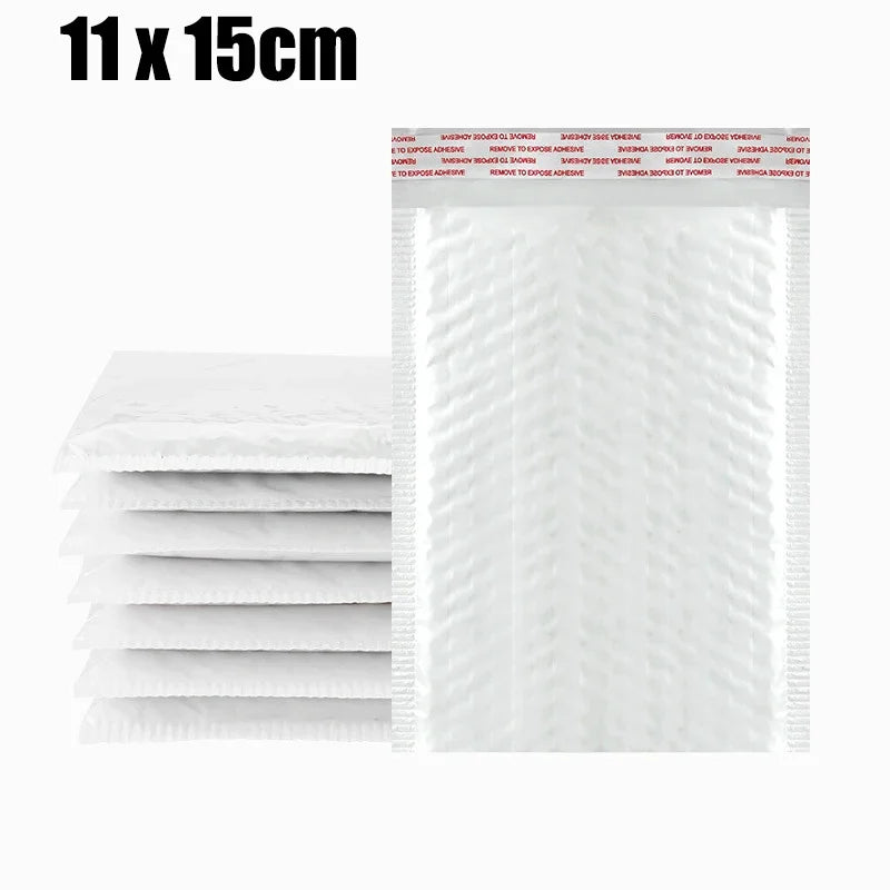 11/15/23cm White Bubble Envelopes Thicken Waterproof & Shockproof Bubble Mailers Shipping Envelope Bags Self Seal Packing Bag