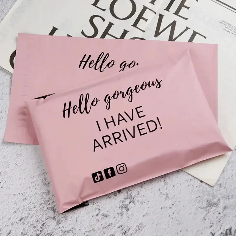 Customized Polyethylene Mailing Bags with Logo Self-Adhesive Plastic Express Bags Gift Wrapping Bags Personalized Packaging