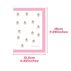 A6 Size Cute Stationery Storage Folder File PP Twill Zipper Pouch Document Bag Zip File Folder School Office Supplies