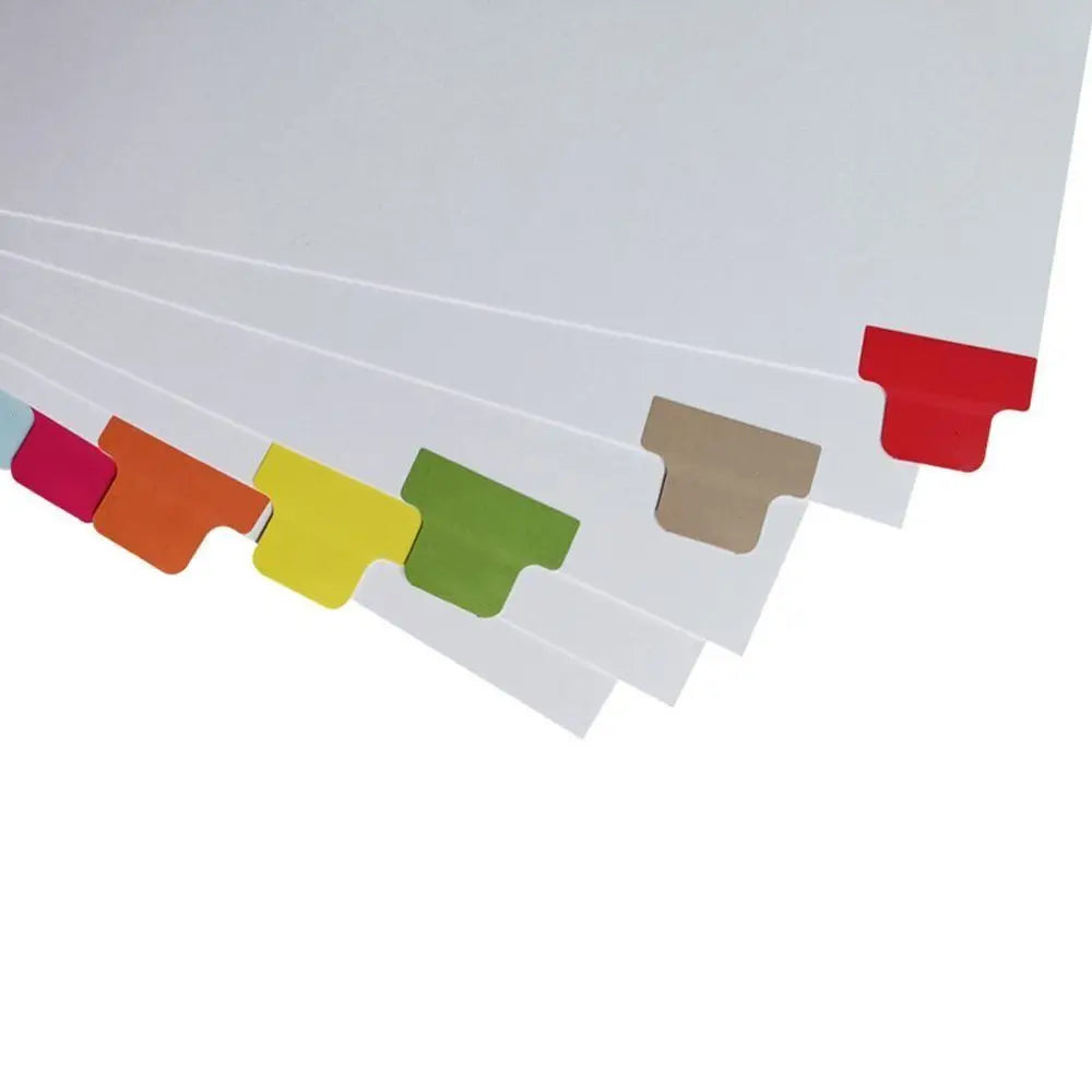 60/120Pcs File Tabs Flags Index Label Sticker Personalized Planner Office Stationery Self-adhesive Paper Tabs Repositionable