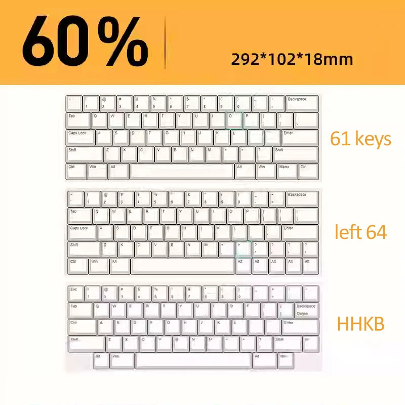 Mechanical Keyboard Dust Cover Acrylic Protecting Shell Hot Bent Compatible With Layout 60 68 87 104 96 WOOTING ROG Azoth IKKI