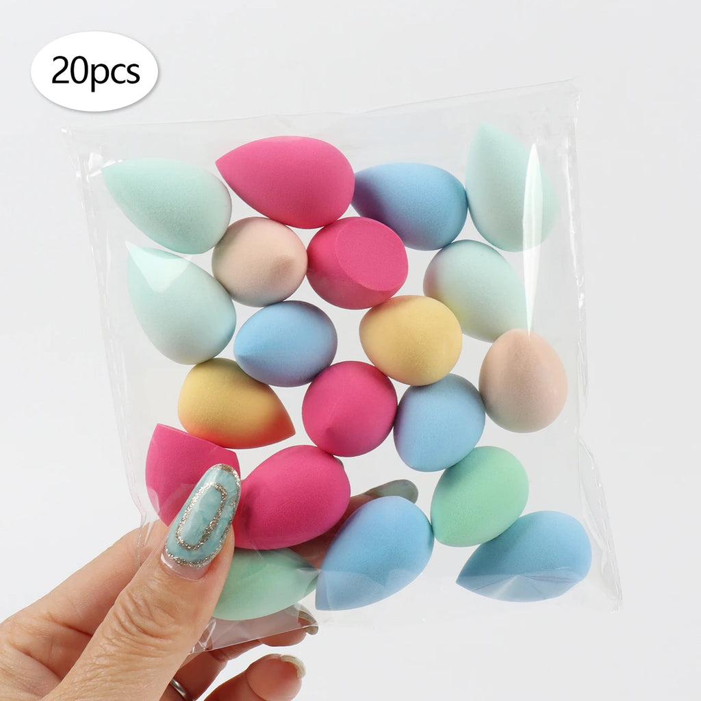 10/20/30/50/100Pcs Mini Makeup Sponge, Expands When Exposed to Water, Suitable for All Skin Types