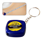Mini Keychain Tape Measure Easy Reading Automatic Retractable Steel Tape Ruler for Woodworking Construction Sites