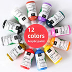 Premium Quality Water-based Ink Refill for Acrylic Paint Pen and DIY Crafts - Ideal Ink Supplement for Artists and Hobbyists
