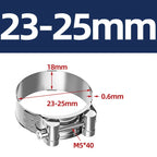 Powerful Clamp 304 Stainless Steel Hose Air Water Pipes Exhaust Fuel Clip Motorcycle Muffler Clamps Durable Sealing Welding Tool