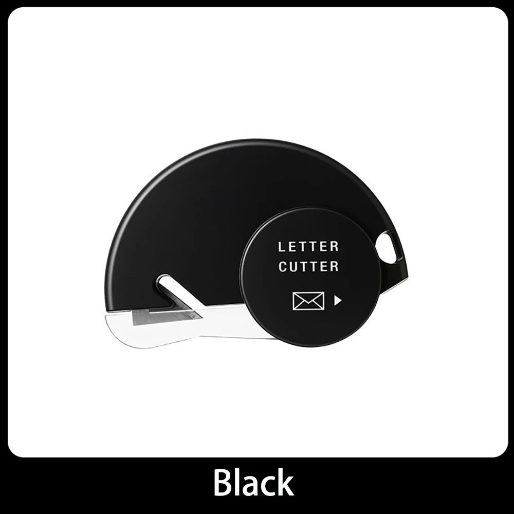 Japanese Mini Shaftless Letter Opener, Safe and Hand Friendly, Portable Unboxing Knife, Grain Opener, Badge Specific