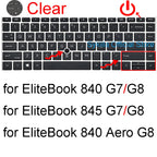 Keyboard cover for HP EliteBook 6 8 G2a G2i G1a G1q G1i 840 G11 G10 845 G9 X360 1040 G8 640 745 645 Silicone Protector Skin Case