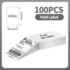 100 Sheet Phomemo A6 Size Shipping Labels 100x150mm Thermal Label Stickers Roll for PM-241BT/D520/246S Waybill Printer Labeler