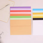 10pcs/pack 13.3x18.4cm Red Envelope Kraft Yellow Green Color Letter Paper Envelopes for Gift Photo Bags Packaging