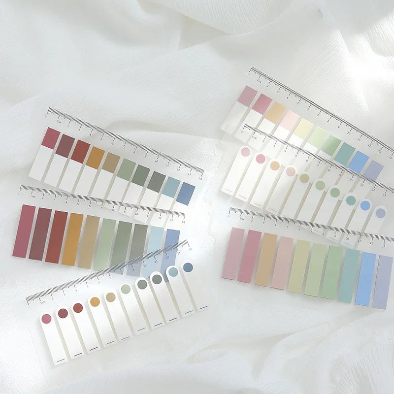 200 Sheets Index Tabs Self Adhesive Page Markers Transparent Sticky Notes Classify Files Flags Posted It Planner Stickers