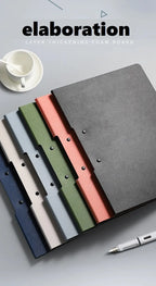 1PC A4 File Folder with Cover - Document Organizer Clipboard for Business & School, Office Stationery Supplies, Paper Holder