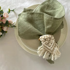 Set Of 6 40x40cm Table Cloth Napkins Durable Polyester Thicken Placemat Reusable for Kitchen Dining  Wedding Decoration