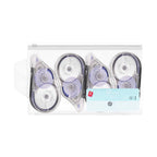 4 Packs, Correction Tape, White, Made Of Correct Tape, Eraser With Transparent Dispenser, Suitable For Office, School,