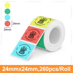 Mini Label Maker P50 Inkless Thermal Label Printer Adhesive Sticker Printer Similar as M110 Marklife P50 E210 or 1PK Label Tape