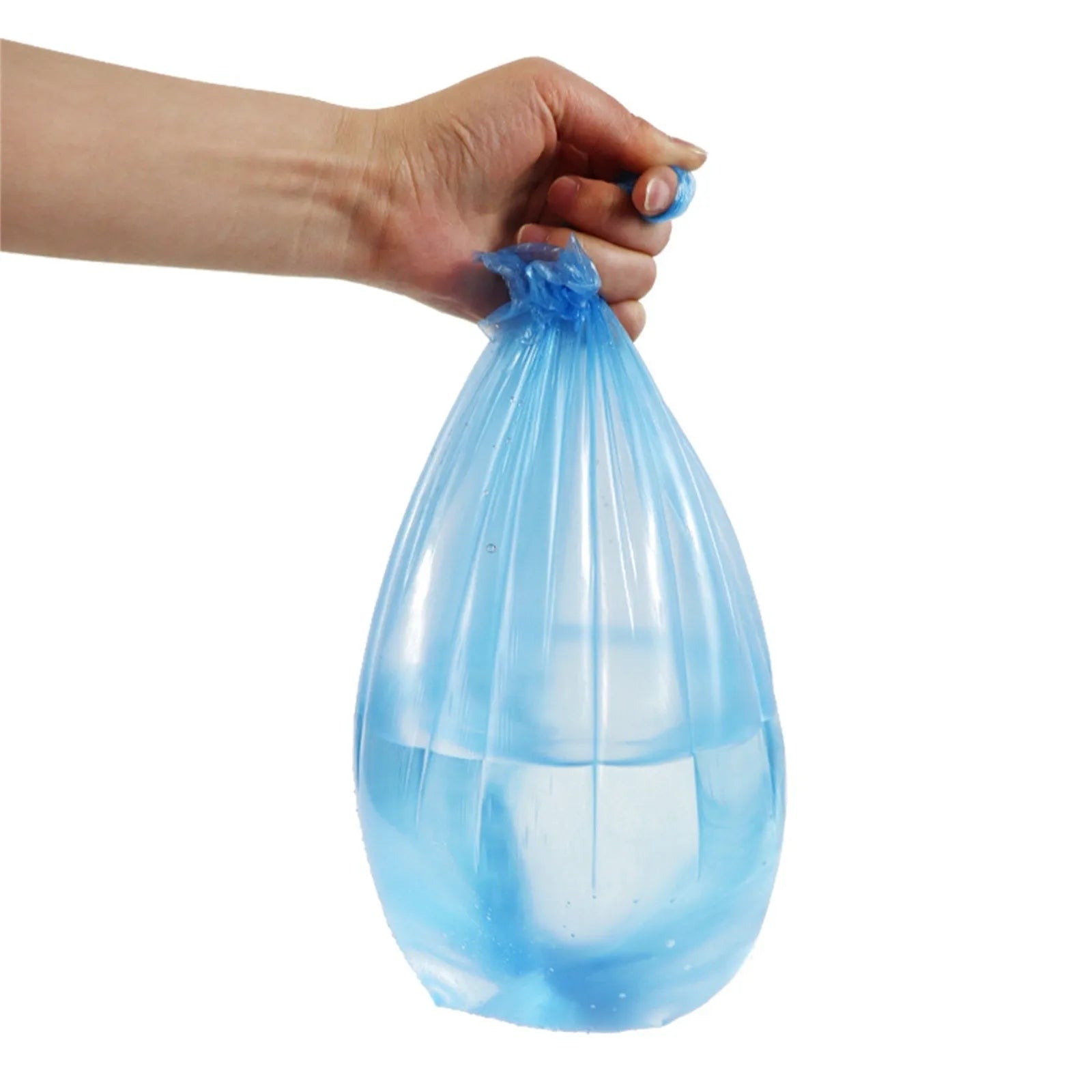 Rolls/100 Counts Disposable Small Garbage Bags Portable PE Rubbish Bags for Kitchen Bedroom Outdoor Protable Trash Bag