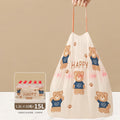 45x45cm 50Pcs Printed Tear-Free Drawstring Trash Bags Disposable Garbage Bags