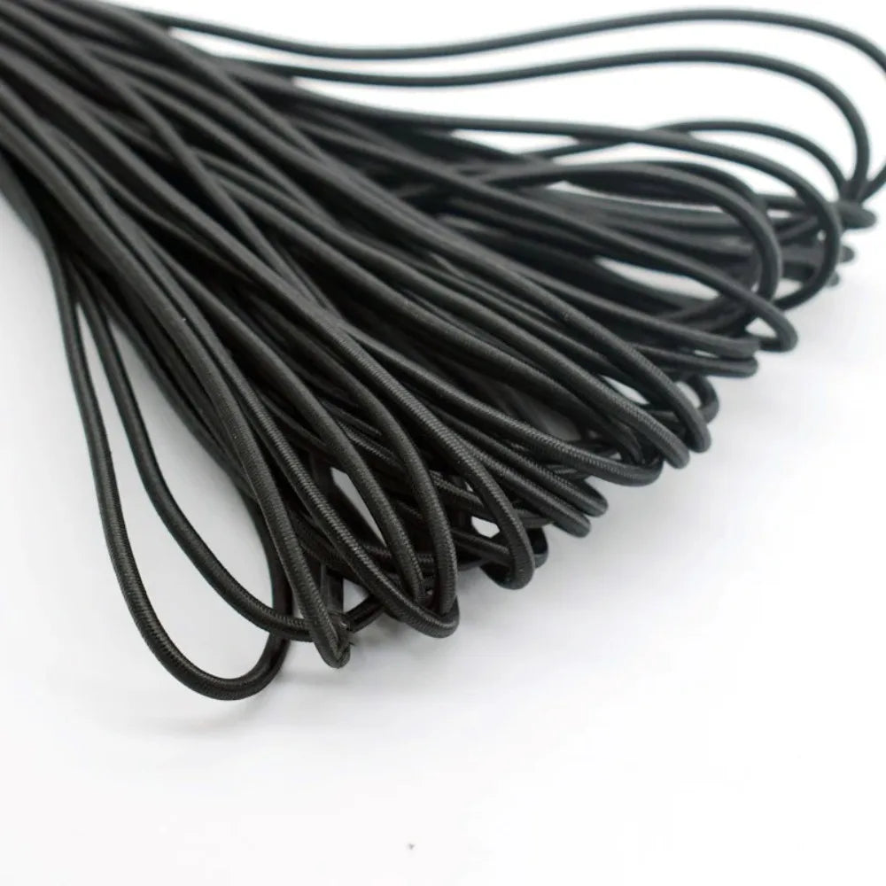 3/4/5/6mm Elastic Rope Rubber Belt Bungee Cords Strong Rubber Band Sewing Garment Craft for DIY Sewing Accessorie