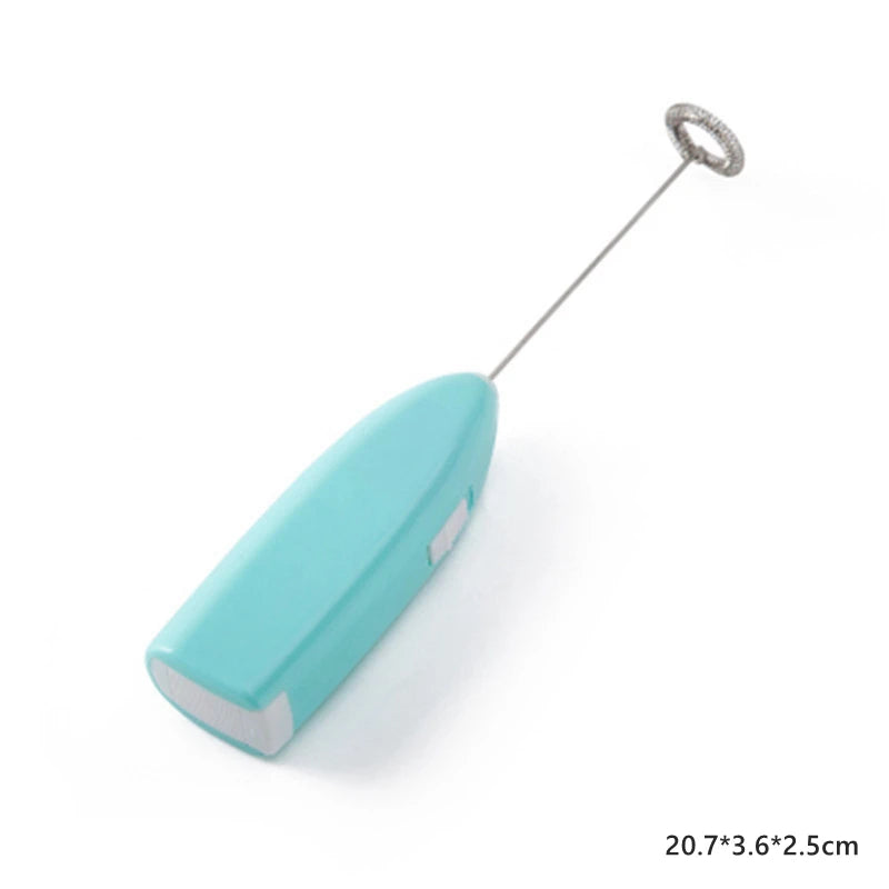 Handheld Electric Egg Beater Mini Battery Powered Milk Frother Coffee Drink Mixer Milk Foamer Kitchen Tools