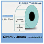 700 Labels Per Roll 60×40Mm (2.36×1.57Inch) Direct Thermal Labels Shipping Barcode Stickers Price Tag Self Adhesive Shipping