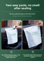 Self-Adhesive Disposable Trash Bag Thicken Waterproof Garbage Bag Leak-Proof Rubbish Storage Bag for Car/Home/Office