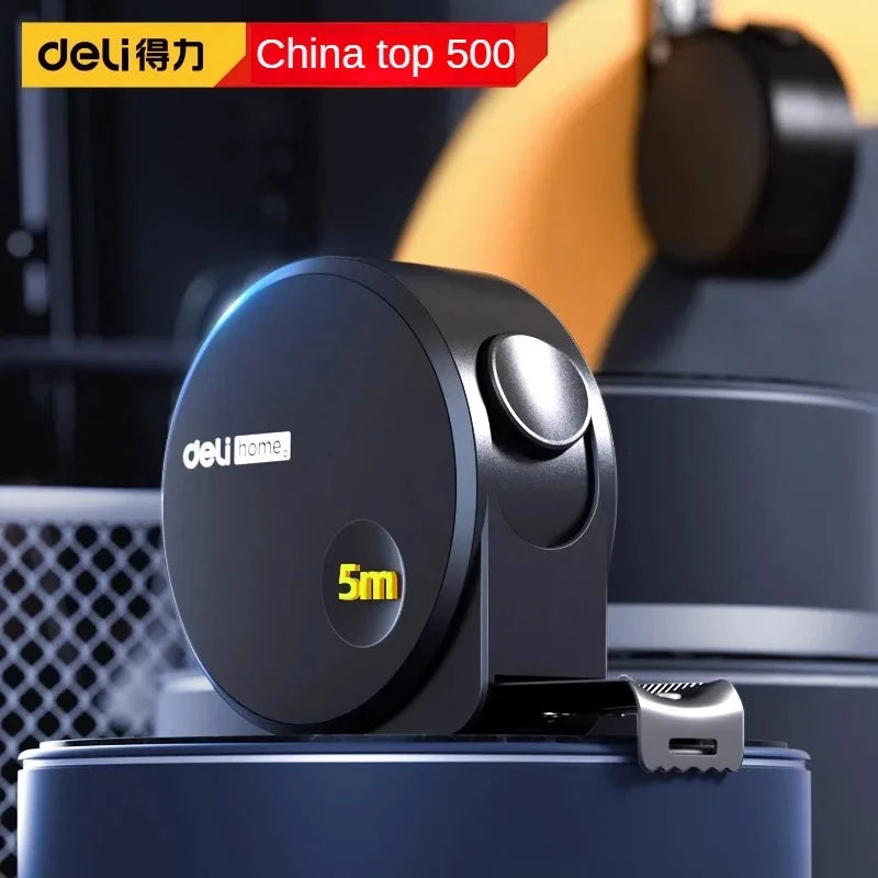 Deli Tools 1Pcs 3/5M Digital Tape Measure Retractable Metric Measuring Tape Household Woodworking Portable Measuring Tools