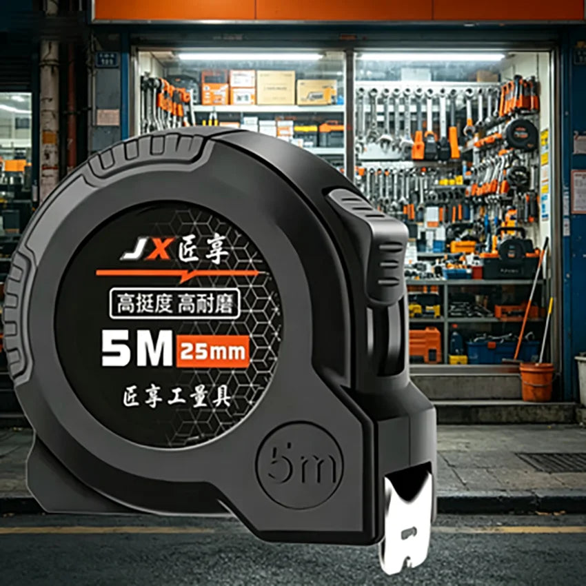 Anti drop Stainless Steel Tape Measure Heavy Duty Rugged 3 5 7.5 10 meter for Home Site DIY Flexible Retractable Measuring Tool