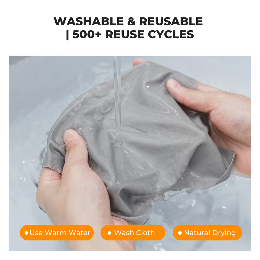K&F CONCEPT 6*7inch Premium Microfiber Cleaning Cloths Lens Cleaning Cloth for Camera Lenses, Eyeglasses, Phone Screens, Cameras