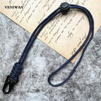 Lanyard Heavy Metal Keyring Adjustable Keychain Handmade Credential Holder Mobile Phone Hanging Neck Strap Anti-lost Key Chain