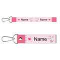 2023 Personalized Custom Name Tag School Bag Pendant, Name Keychain For Kindergarten Children To Go To School Name Badge Lanyard