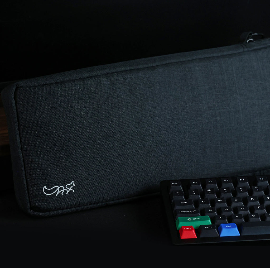 Chosfox Protable Keyboard Storage Bag Large Capacity Mechanical Keyboard Bag 87/75/67 Thickened Fabric Waterproof Protect Bag