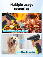 800,000RPM Air Blower Electric Turbo Violent Fan Brushless Motor High-Speed Turbo Fan USB Rechargeable Powerful Air Dust Blower