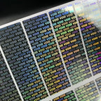 112pcs/240pcs Holographic Labels Tamper Evident Sealing Void Security Stickers for Gift Box Shipping Box Commercial Package