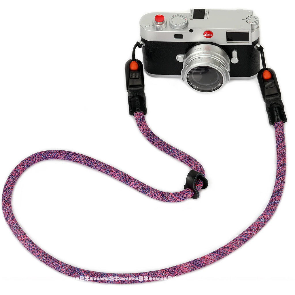 Quick Release Beads Round Rope Camera Shoulder Strap Lanyard for Canon Nikon Panasonic Sony Fujifilm Neck Strap Wrist Strap