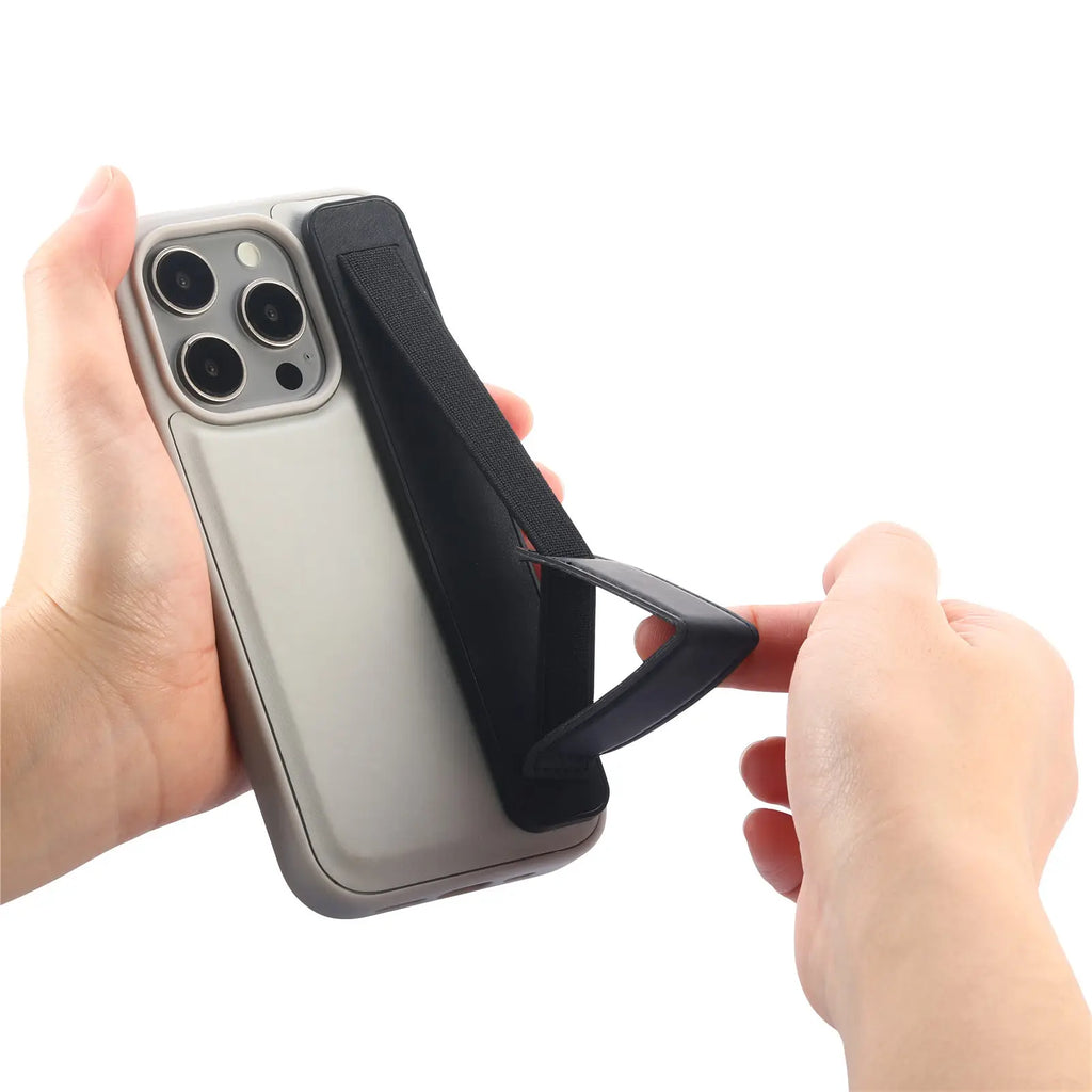 1Pc Adhesive Mobile Phone Push-Pull Bracket Anti Slip and Anti Fall Portable Wrist Strap Multifunctional Desktop Support
