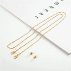 Fashion Reading Glasses Chain Pearl Flower Glasses Hanging Rope Anti-Lost Eyewear Mask Lanyard Women Sunglasses Glasses Chain