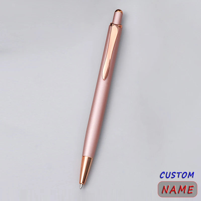 Personalized Luxury Ballpoint Pen Metal School Teacher Gift Supplies Stationery Office Writing Useful Lettering Cute 2025
