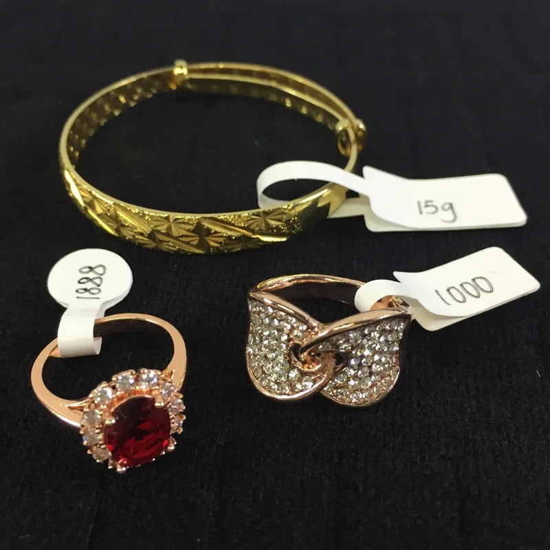 100pcs Blank Paper Price Tags Stickers Jewelry Brand Labels Ring Necklace Display Card Packaging Self-Sticker Hangtag Wholesale