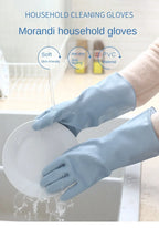 Kitchen Dishwashing Gloves Thickened Durable Waterproof Cleaning Housework Women'S Laundry Latex Rubber Gloves #3342