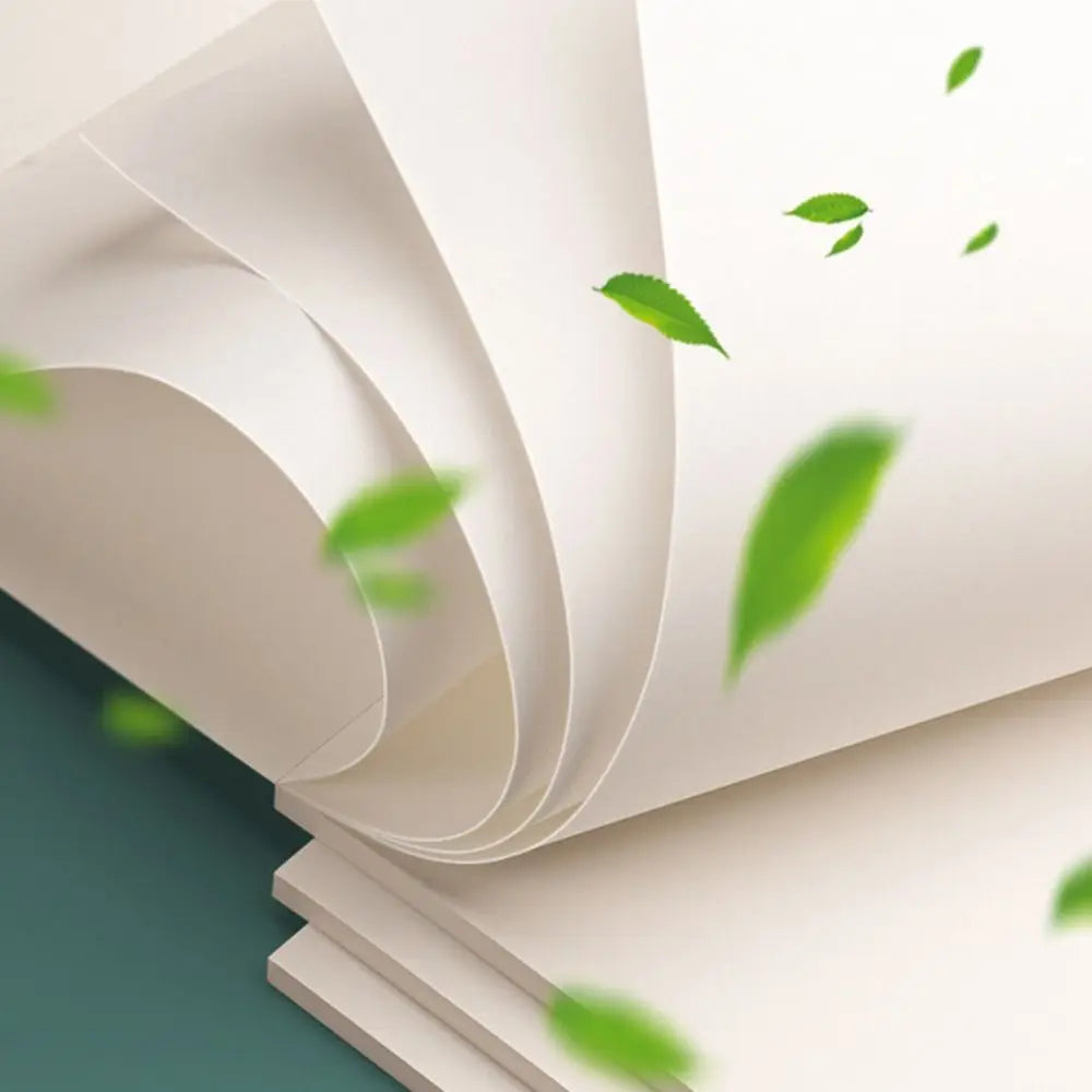40/100 Sheets Blank Draft Paper Grids/Blank Beige Eye Protection Calculation Paper A4/B5 Notebook Study Painting Supplies