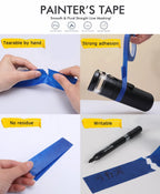Painter Masking Tape Applicator Dispenser Machine Adhesive Tape with Tape Cutting Tool for Repair and Beautify Crack in Tile
