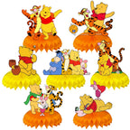 Winnie The Pooh Birthday Party Decoration Plates Napkins Table Cover Balloons Banner Baby Shower Serves 10 Guests Baby Shower